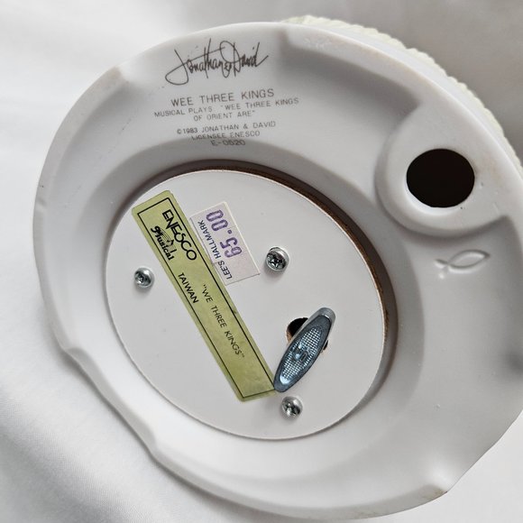 1983 Enesco Musical Jonathan & David "Wee Three Kings" - Picture 11 of 15